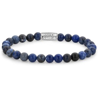 Brățară de mărgele Midnight Blue Rebel&Rose - 20 cm - Brățări Brățară de mărgele Midnight Blue Rebel&Rose - 20 cm - Brățări