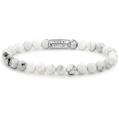 Rebel&Rose Brățară din mărgele Virgin White RR-60016-S 17,5 cm - M Rebel&Rose Brățară din mărgele Virgin White RR-60016-S 17,5 cm - M