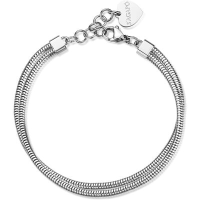 S'Agapõ Brățară dublă Șarpe Chunky SHK118 S'Agapõ Brățară dublă Șarpe Chunky SHK118