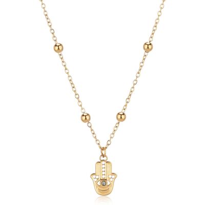 S'Agapõ Colier de lux Hamsa - Mâna lui Fátima Witch SWH08 S'Agapõ Colier de lux Hamsa - Mâna lui Fátima Witch SWH08