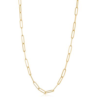 S'Agapõ Colier modern placat cu aur pentru pandantive Chunky SHK02 S'Agapõ Colier modern placat cu aur pentru pandantive Chunky SHK02