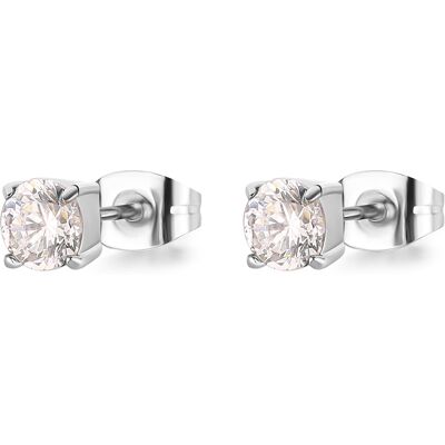 S'Agapõ Cercei din oțel tip știft cu cristal transparent Dazzly SDZ47 S'Agapõ Cercei din oțel tip știft cu cristal transparent Dazzly SDZ47