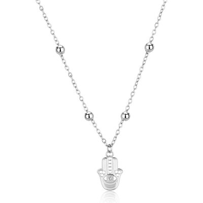 S'Agapõ Colier fermecător Hamsa - Mâna lui Fátima Witch SWH07 S'Agapõ Colier fermecător Hamsa - Mâna lui Fátima Witch SWH07