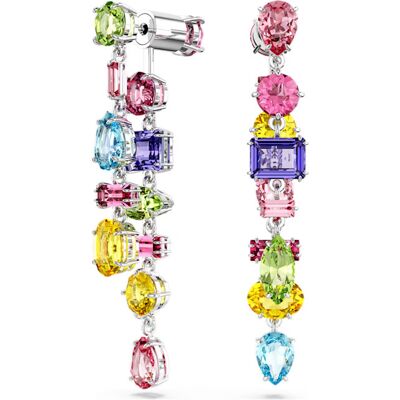 Swarovski Cercei asimetrici colorați cu cristale Gema 5656417 Swarovski Cercei asimetrici colorați cu cristale Gema 5656417