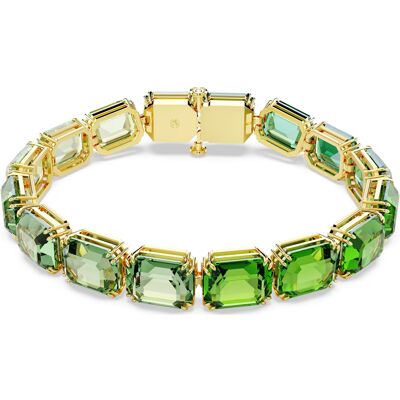 Swarovski Brățară tenis cu cristale verzi Millenia 5671258 Swarovski Brățară tenis cu cristale verzi Millenia 5671258