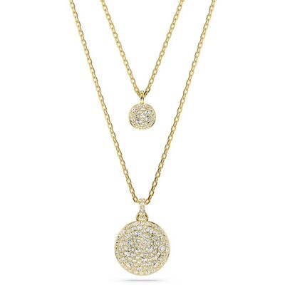 Swarovski Colier dublu placat cu aur Meteora 5683442 Swarovski Colier dublu placat cu aur Meteora 5683442