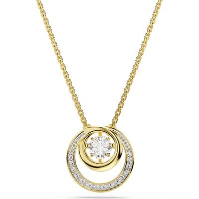 Swarovski Colier decent placat cu aur cu cristale Hyperbola 5738248 Swarovski Colier decent placat cu aur cu cristale Hyperbola 5738248