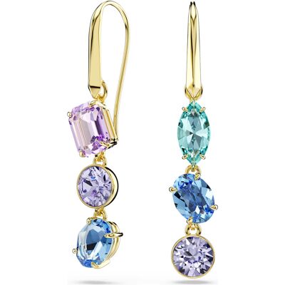 Swarovski Cercei asimetrici jucăuși cu cristale colorate Gema 5747917 Swarovski Cercei asimetrici jucăuși cu cristale colorate Gema 5747917