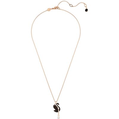 Swarovski Colier bronz de lux cu cristale Iconic Swan 5678045 Swarovski Colier bronz de lux cu cristale Iconic Swan 5678045