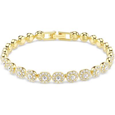 Swarovski Brățară de lux placată cu aur Una Angelic 5749386 16,2 cm Swarovski Brățară de lux placată cu aur Una Angelic 5749386 16,2 cm