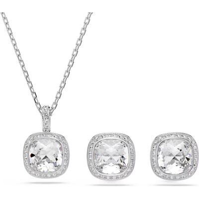 Swarovski Set de bijuterii de lux cu cristale Una Angelic 5754343 (cercei, colier) Swarovski Set de bijuterii de lux cu cristale Una Angelic 5754343 (cercei, colier)