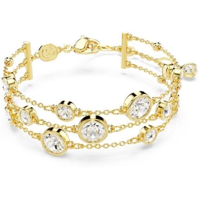 Swarovski Brățară fashion placată cu aur cu cristale Imber 5680095 Swarovski Brățară fashion placată cu aur cu cristale Imber 5680095