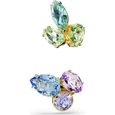 Swarovski Cercei placați cu aur cu cristale Swarovski colorate Gema 5741585 Swarovski Cercei placați cu aur cu cristale Swarovski colorate Gema 5741585
