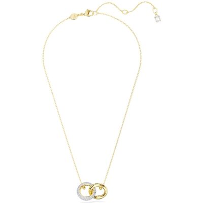 Swarovski Colier atemporal placat cu aur cu cristale Dextera 5668820 Swarovski Colier atemporal placat cu aur cu cristale Dextera 5668820