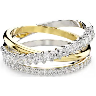 Swarovski Inel fermecător bicolor cu zirconi Hyperbola 5689729 58 mm Swarovski Inel fermecător bicolor cu zirconi Hyperbola 5689729 58 mm