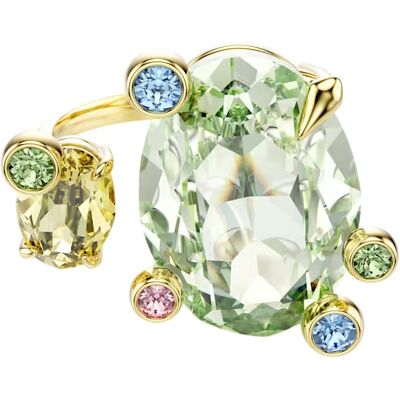 Swarovski Inel deschis cu cristale colorate Swarovski Gema 5721685 55 mm Swarovski Inel deschis cu cristale colorate Swarovski Gema 5721685 55 mm