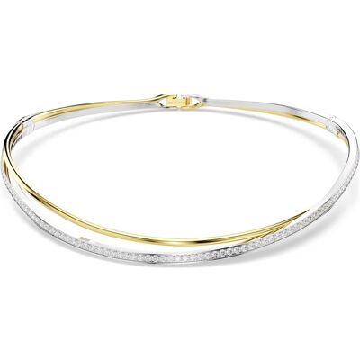 Swarovski Colier bicolor solid cu zirconi Hyperbola 5702408 35 cm Swarovski Colier bicolor solid cu zirconi Hyperbola 5702408 35 cm