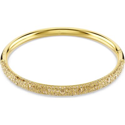 Swarovski Brățară solidă placată cu aur cu cristale Sublima 572333 16 cm Swarovski Brățară solidă placată cu aur cu cristale Sublima 572333 16 cm