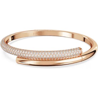 Swarovski Brățară solidă roz-aurie cu cristale Dextera 5700932 18.5 cm Swarovski Brățară solidă roz-aurie cu cristale Dextera 5700932 18.5 cm