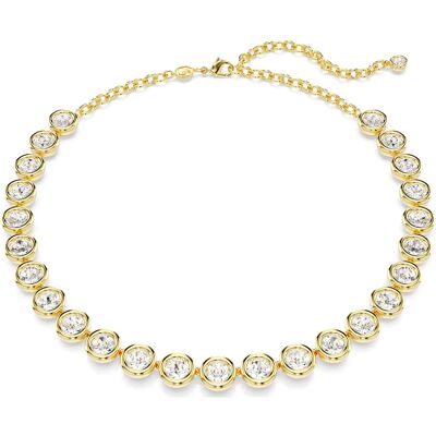 Swarovski Colier sclipitor de tenis cu cristale transparente Imber 5682585 Swarovski Colier sclipitor de tenis cu cristale transparente Imber 5682585