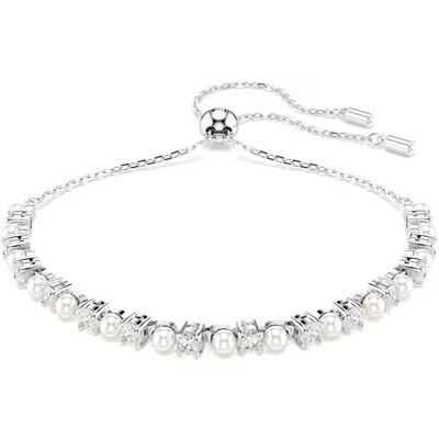 Swarovski Brățară fermecătoare cu zirconi și perle de cristal Matrix 5689633 Swarovski Brățară fermecătoare cu zirconi și perle de cristal Matrix 5689633