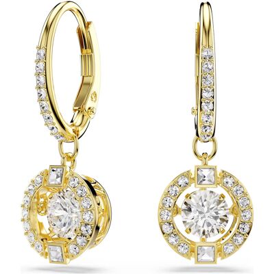 Swarovski Cercei suspendați placați cu aur remarcabili Una Angelic 5758095 Swarovski Cercei suspendați placați cu aur remarcabili Una Angelic 5758095