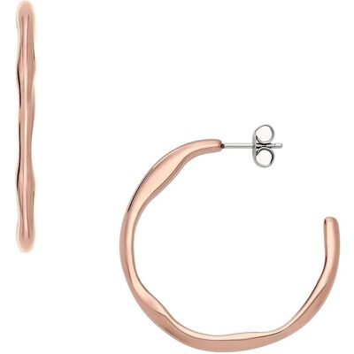 Skagen Cercei rotunzi eleganți placați cu aur Moderne Stak SKJ1874791 Skagen Cercei rotunzi eleganți placați cu aur Moderne Stak SKJ1874791