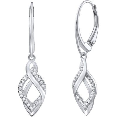 Silvego Cercei eleganți din argint cu zirconii Eria FW9671E Silvego Cercei eleganți din argint cu zirconii Eria FW9671E