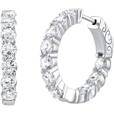 Silvego Cercei rotunzi de lux cu zirconii MW02722A Silvego Cercei rotunzi de lux cu zirconii MW02722A