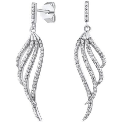 Silvego Cercei de lux din argint Waves MW01861B Silvego Cercei de lux din argint Waves MW01861B