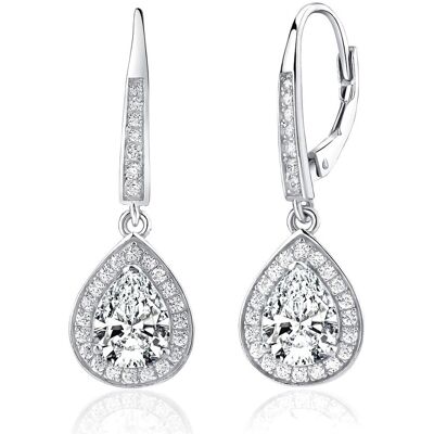 Silvego Cercei din argint cu pietre de zircon Brisa JJJE1141 Silvego Cercei din argint cu pietre de zircon Brisa JJJE1141