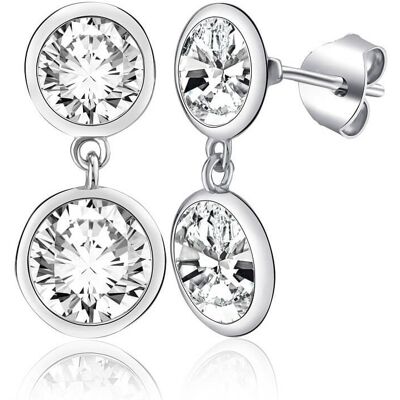 Silvego Cercei din argint cu pietre de zircon Lucy JJJE830e Silvego Cercei din argint cu pietre de zircon Lucy JJJE830e