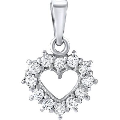 Silvego Pandantiv din argint Inimăcu Swarovski® Zirkoni SILVEGOB11698s Silvego Pandantiv din argint Inimăcu Swarovski® Zirkoni SILVEGOB11698s