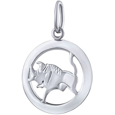 Silvego Pandantiv din argint al semnului zodiacal Taur - rotund SILVEGOB10283S05 Silvego Pandantiv din argint al semnului zodiacal Taur - rotund SILVEGOB10283S05