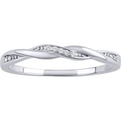 Silvego Inel din argint Asumi împletit cu Brilliance Zirconia JJJ1295RW 56 mm Silvego Inel din argint Asumi împletit cu Brilliance Zirconia JJJ1295RW 56 mm