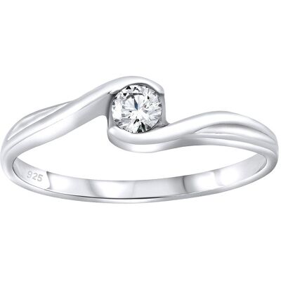 Silvego Inel din argint cu Swarovski® Zirconia SILVEGOB25021 49 mm Silvego Inel din argint cu Swarovski® Zirconia SILVEGOB25021 49 mm