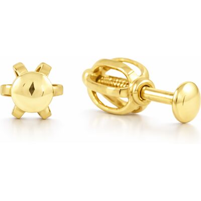 Soliter Cercei tip studs minimaliști din aur galben 231 001 00283 00 Soliter Cercei tip studs minimaliști din aur galben 231 001 00283 00
