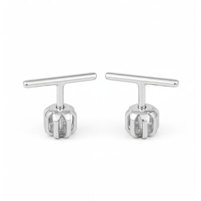 Soliter Cercei tip stud minimalisti din argint „Biluțe” 431 001 02837 04 Soliter Cercei tip stud minimalisti din argint „Biluțe” 431 001 02837 04