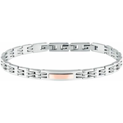 Trussardi Brățară atemporală bicoloră din oțel T-Steel TJAXV34 Trussardi Brățară atemporală bicoloră din oțel T-Steel TJAXV34