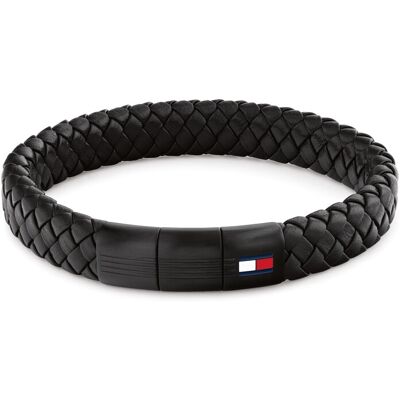 Tommy Hilfiger Brățară împletită din piele cu închidere din oțel 2790662 Tommy Hilfiger Brățară împletită din piele cu închidere din oțel 2790662