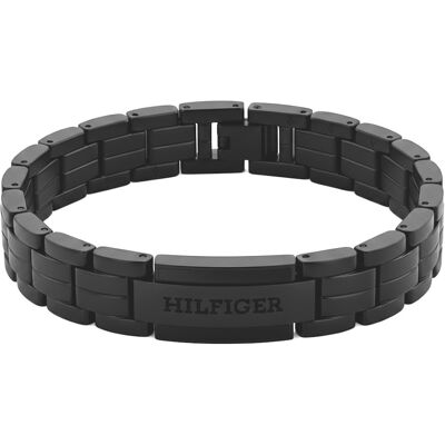 Tommy Hilfiger Brățară neagră din oțel pentru bărbați Parker 2790667 Tommy Hilfiger Brățară neagră din oțel pentru bărbați Parker 2790667