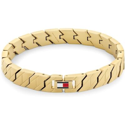 Tommy Hilfiger Brățară de designer pentru bărbați din oțel placat cu aur Lars 2790620 Tommy Hilfiger Brățară de designer pentru bărbați din oțel placat cu aur Lars 2790620