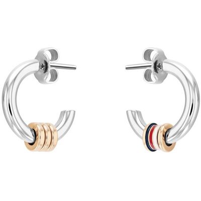 Tommy Hilfiger Cercei rotunzi netradiționali din oțel 2780505 Tommy Hilfiger Cercei rotunzi netradiționali din oțel 2780505