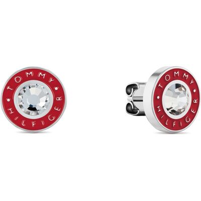 Tommy Hilfiger Cercei eleganți din oțel cu cristal Layered 2780808 Tommy Hilfiger Cercei eleganți din oțel cu cristal Layered 2780808