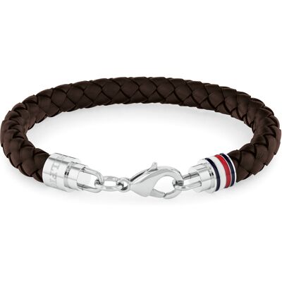 Tommy Hilfiger Brățară elegantă pentru bărbați din piele maro 2790546 Tommy Hilfiger Brățară elegantă pentru bărbați din piele maro 2790546