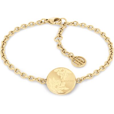 Tommy Hilfiger Brățară elegantă placată cu aur 2780593 Tommy Hilfiger Brățară elegantă placată cu aur 2780593