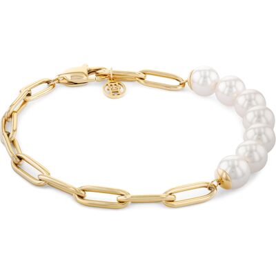Tommy Hilfiger Elegant brățară cu perle placată cu aur Orb Pearl 2780770 Tommy Hilfiger Elegant brățară cu perle placată cu aur Orb Pearl 2780770