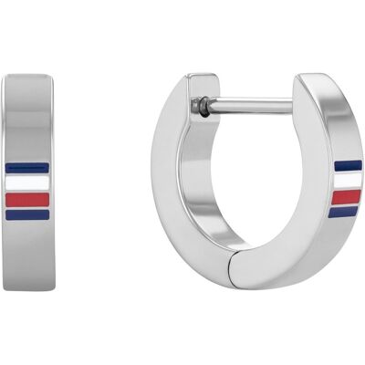 Tommy Hilfiger Cercei cercuri fashion cu tricolor 2790380 Tommy Hilfiger Cercei cercuri fashion cu tricolor 2790380