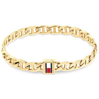 Tommy Hilfiger Brățară la modă placată cu aur Oceanic 2790646 19 cm Tommy Hilfiger Brățară la modă placată cu aur Oceanic 2790646 19 cm