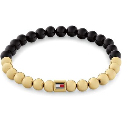 Tommy Hilfiger Brățară din mărgele cu onix Semi-Precious Beads 2780961 Tommy Hilfiger Brățară din mărgele cu onix Semi-Precious Beads 2780961